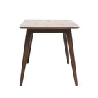 Set da pranzo Imwalle Mid-Century Modern 5 pezzi, rivestito in similpelle, noce e marrone scuro