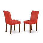 Set da pranzo moderno 5 pezzi - Tavolo e sedie di metà secolo - Mobili da sala da pranzo in legno 91x91 cm