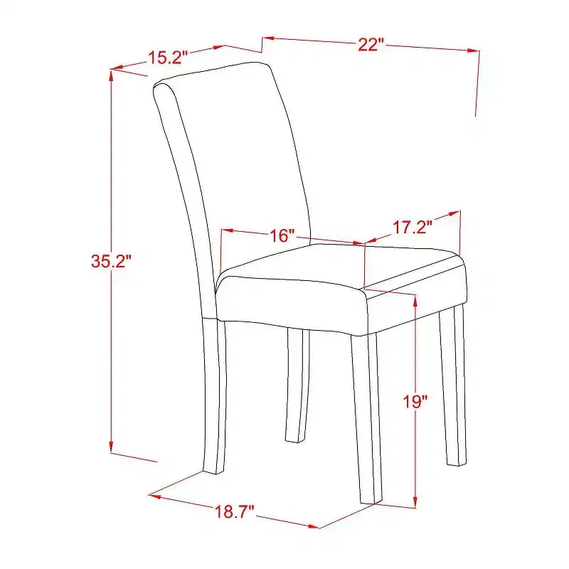 Set tavolo da pranzo 3 pezzi con piano in legno massello e finitura bianco lino - 2 posti