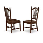 Set Sala da Pranzo Country Francese 3 Pezzi Tavolo e Sedie - Tavolo Rotondo in Legno 36 Pollici con 2 Sedie