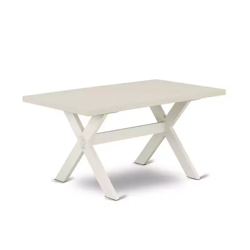 Tavolo da pranzo da 6 pezzi rettangolare con piano in legno massello con finitura rovere naturale, 1 panca, 4 sedie