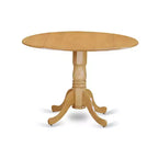 Set tavolo rotondo da cucina 5 pz, tavolo da 107 cm con prolunghe e 4 sedie Parsons - Verde Autunno