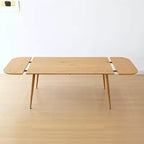 Set da pranzo espandibile da 9 pezzi, tavolo allungabile da 240 cm effetto legno e 8 comode sedie con schienale curvo per cucina o sala da pranzo