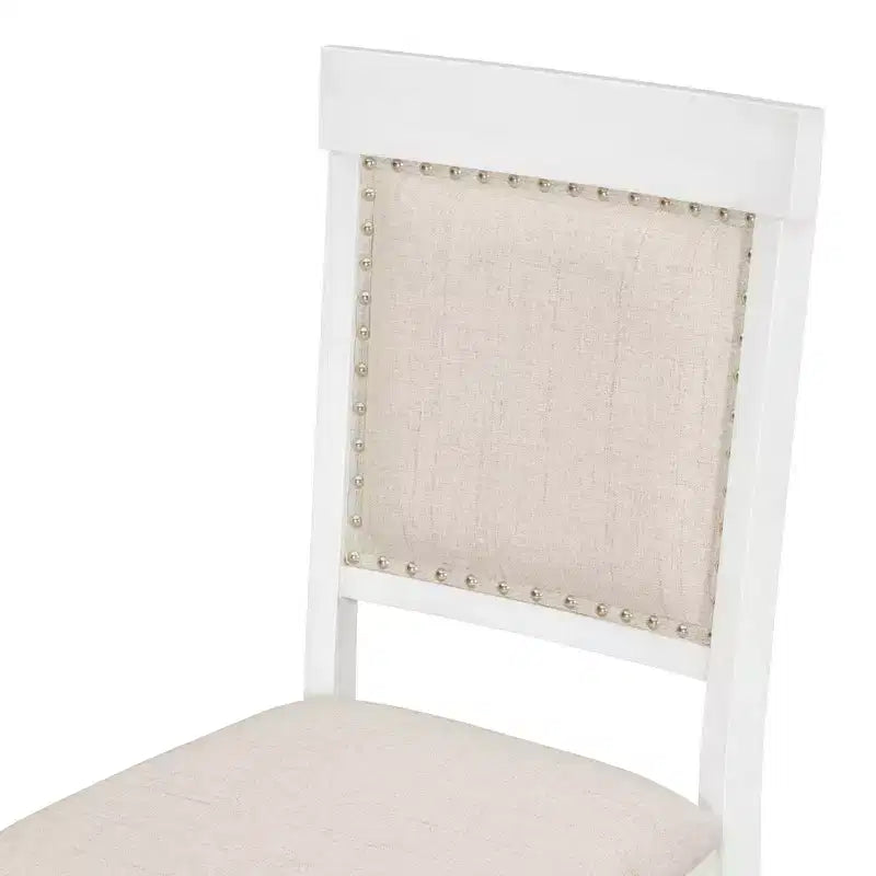 Set Tavolo da Pranzo per 4 Persone in Stile Rustico, Tavolo da Pranzo Rotondo Allungabile in Legno e 4 Sedie Imbottite, Set da Pranzo Retrò per Cucina