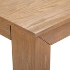 Set tavolo da pranzo moderno in legno massello con 2 panche per 6 persone