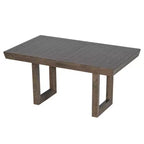 Set tavolo da pranzo 7 pezzi con 6 sedie imbottite