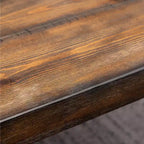Set da pranzo Aryven Industrial 7 pezzi, Marrone antico