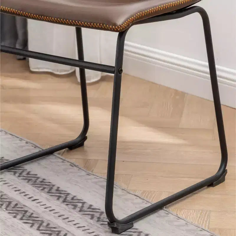 Set da pranzo Aryven Industrial 7 pezzi, Marrone antico