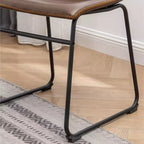 Set da pranzo Aryven Industrial 7 pezzi, Marrone antico