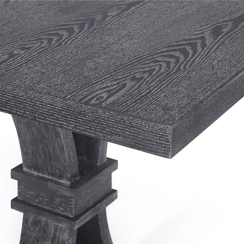 Set da pranzo espandibile tradizionale Delwood a 7 pezzi in legno imbottito e rattan