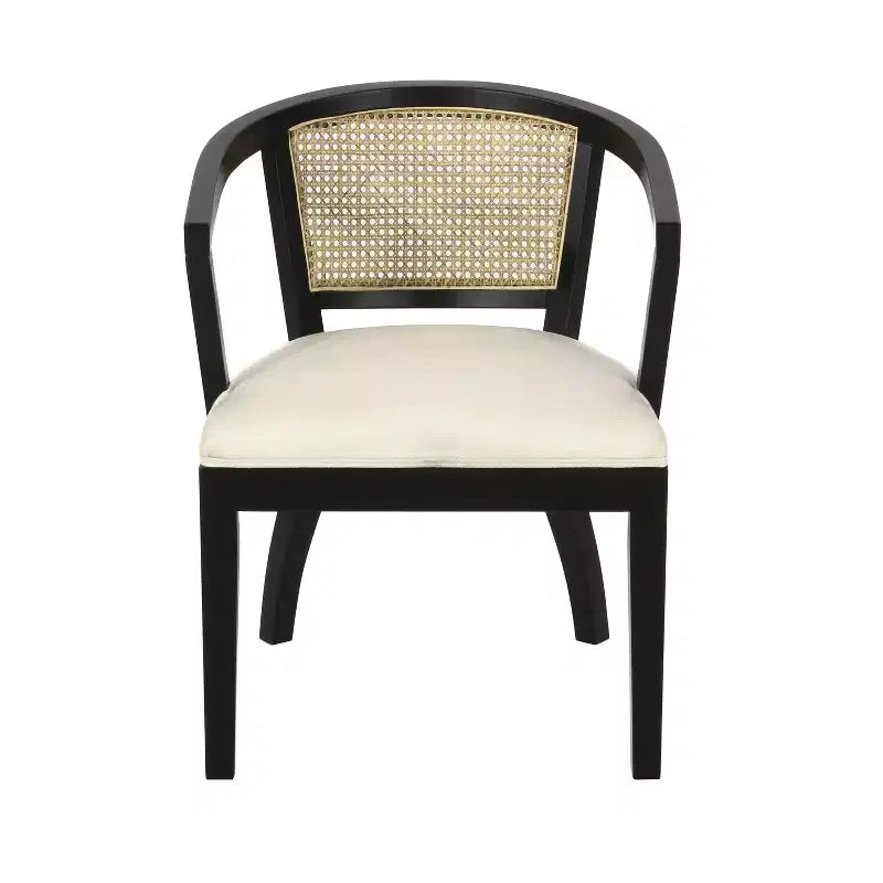 Set da pranzo espandibile tradizionale Delwood a 7 pezzi in legno imbottito e rattan