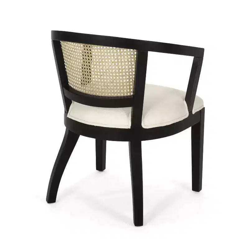 Set da pranzo espandibile tradizionale Delwood a 7 pezzi in legno imbottito e rattan