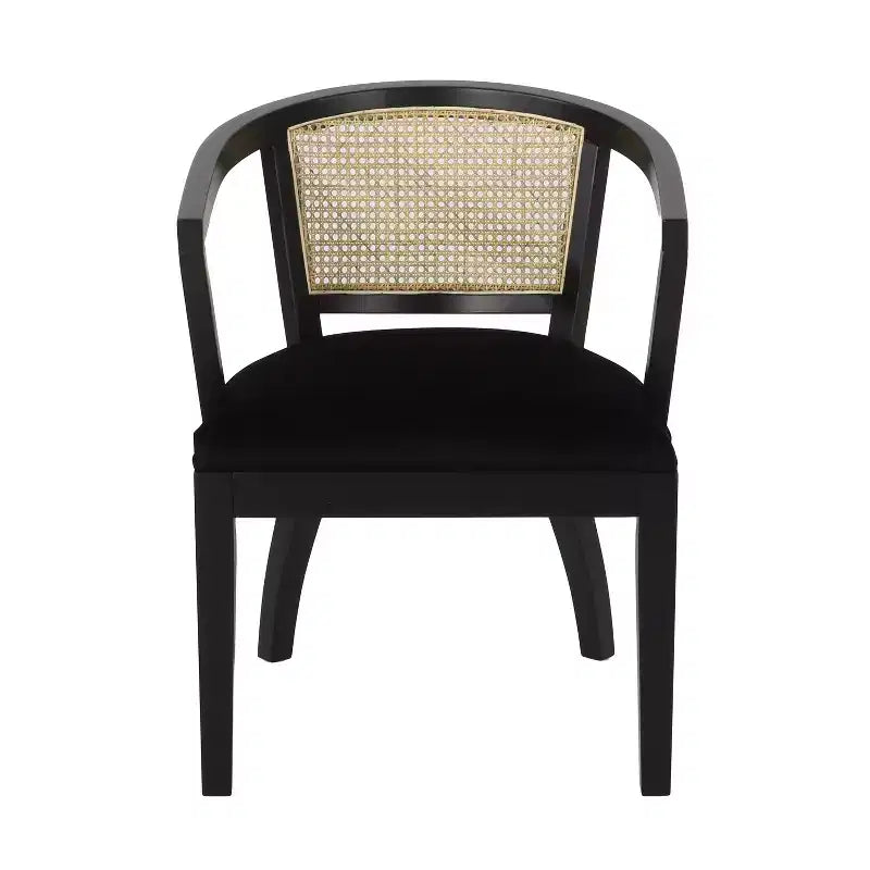 Set da pranzo espandibile tradizionale Delwood a 7 pezzi in legno imbottito e rattan