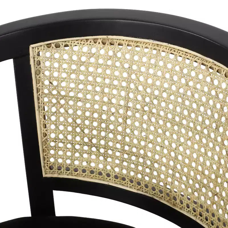Set da pranzo espandibile tradizionale Delwood a 7 pezzi in legno imbottito e rattan