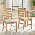Set da Pranzo Rettangolare Peggy Farmhouse da 5 Pezzi