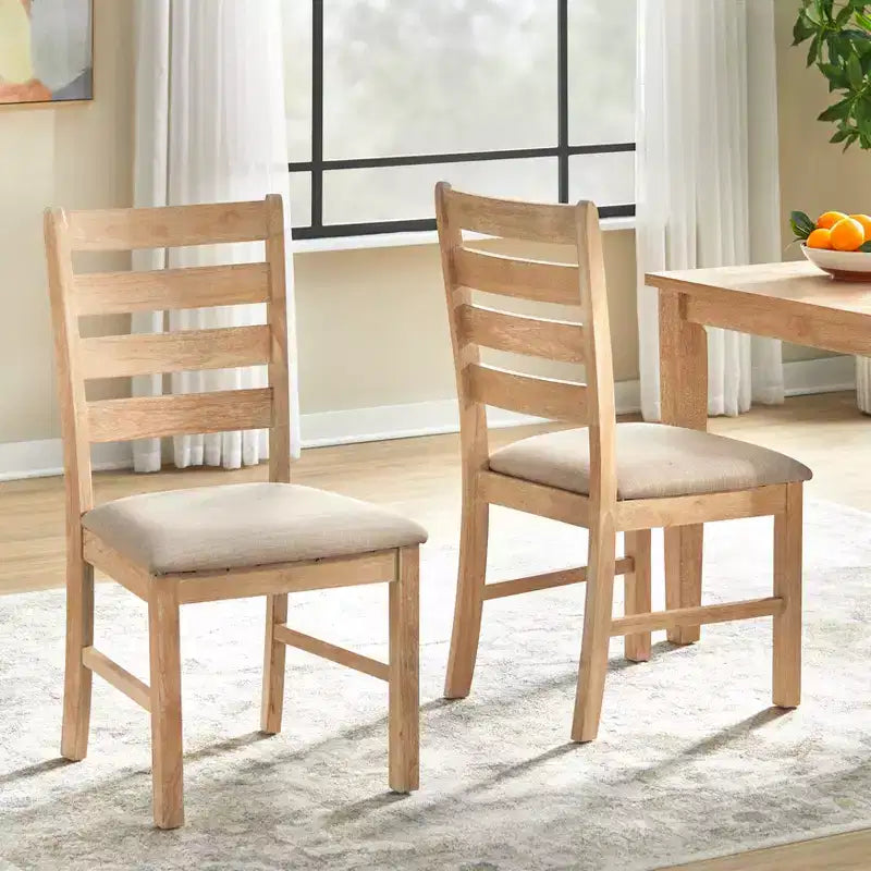 Set da Pranzo Rettangolare Peggy Farmhouse da 5 Pezzi