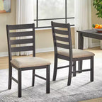Set da Pranzo Rettangolare Peggy Farmhouse da 5 Pezzi